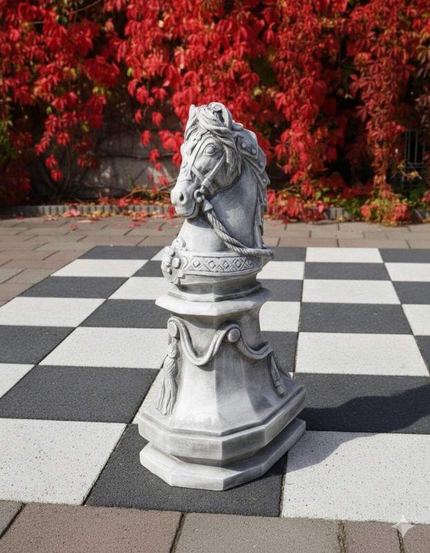 Schachfigur Pferd Schachbrett